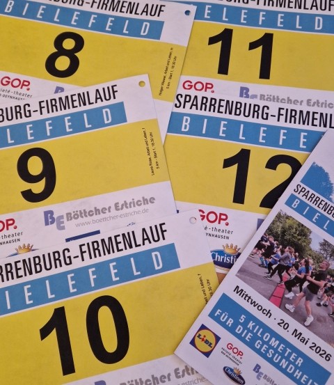 Öffnet die Seite 'Sparrenburg Firmenlauf 2026'
