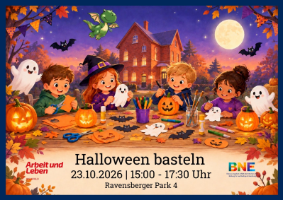 Öffnet die Seite '🎃 Gruseliger Bastelspaß im Ravensberger Park'